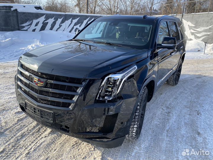 Cadillac Escalade 6.2 AT, 2018, битый, 65 000 км