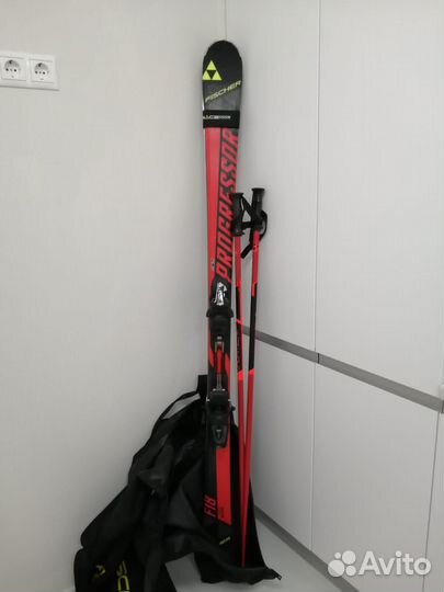 Горные лыжи fischer progressor f18, ботинки