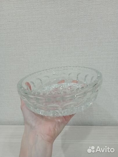 Конфетница пепельница стекло