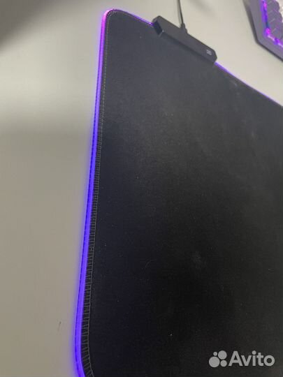Игровой коврик для мыши с подсветкой RGB