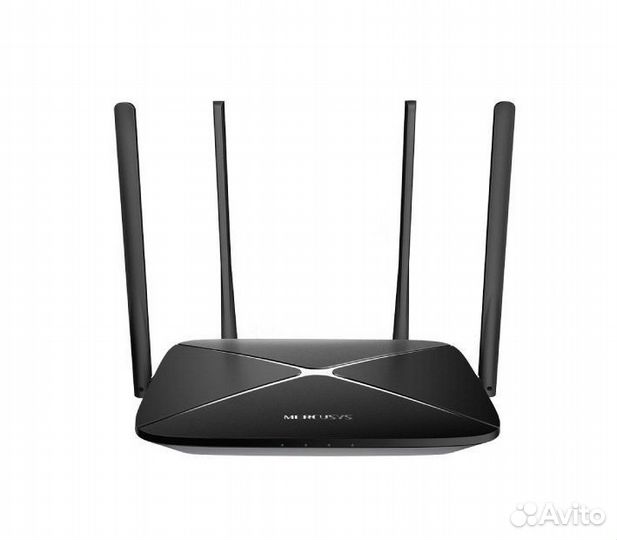 Mercusys Wi-Fi роутер AC12G гигабитный 2 диапазона
