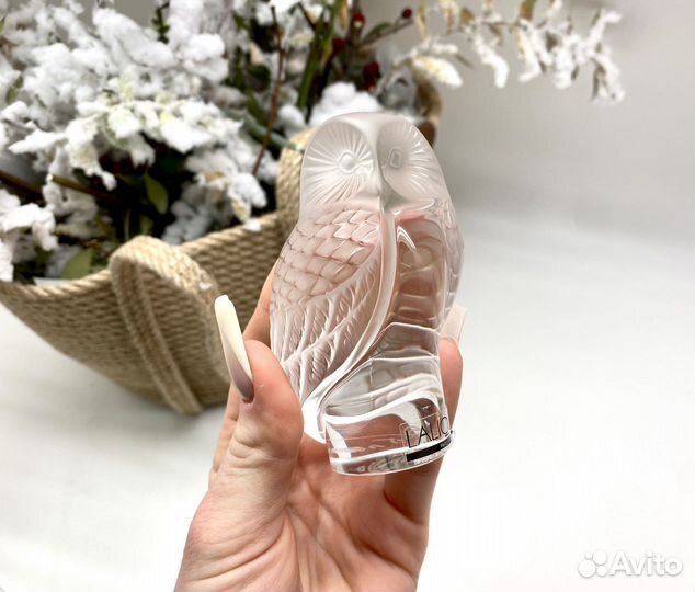 Статуэтка совенка lalique оригинал, винтаж