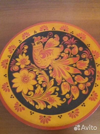 Хохлома блюдо