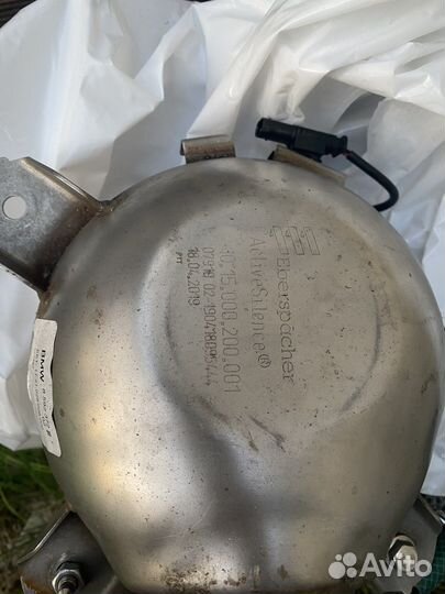 Банка активного выхлопа ebeshpeher от BMW g05, g07