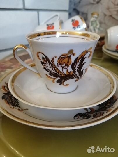 Кофейные трио, пары. Рига, Синельниковский фз