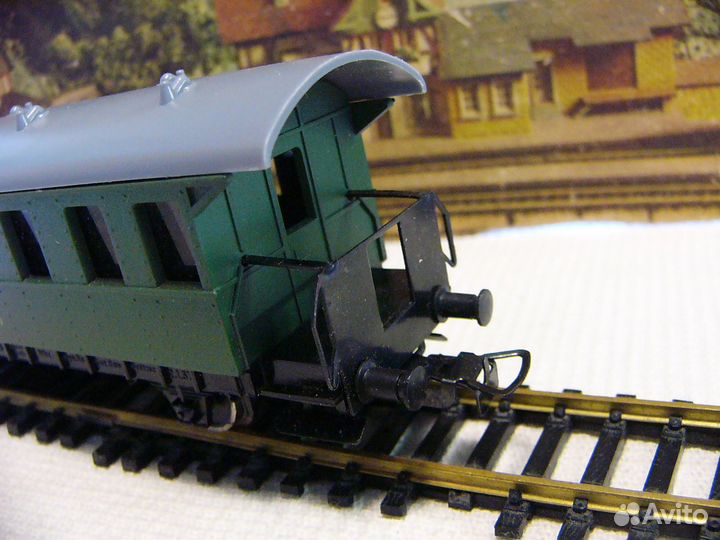 Семиоконные вагоны DR Piko H0 16,5 мм. из GDR