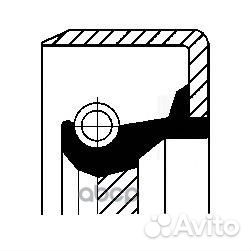 Сальник коленвала передний 12011455B Corteco