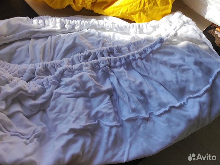 Простынь на резинке 120 60