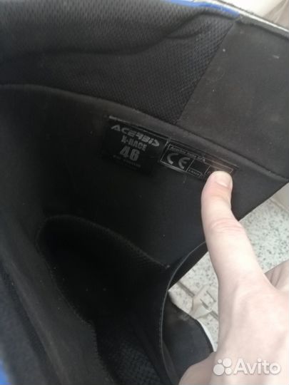 Мотоботы Acerbis X-race Blue/Grey (р.46)