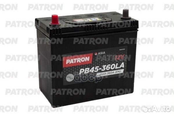 Аккумулятор PB45360LA 12V 45AH 360A (L+) тонкие