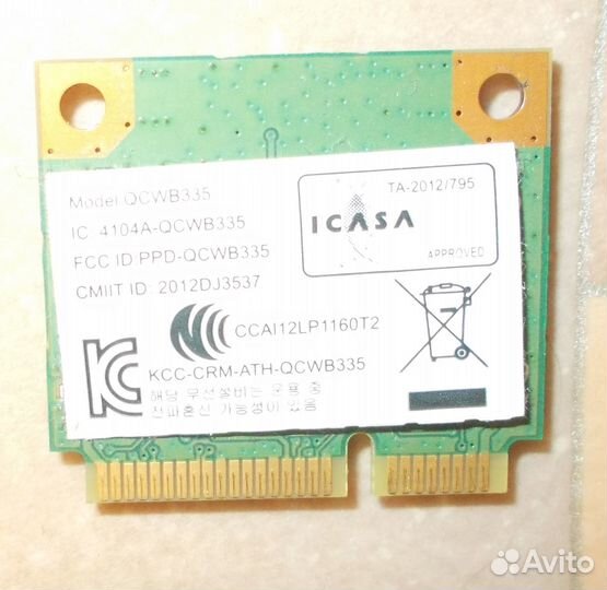 Wi-Fi модуль для ноутбука Qualcomm Atheros qcwb335