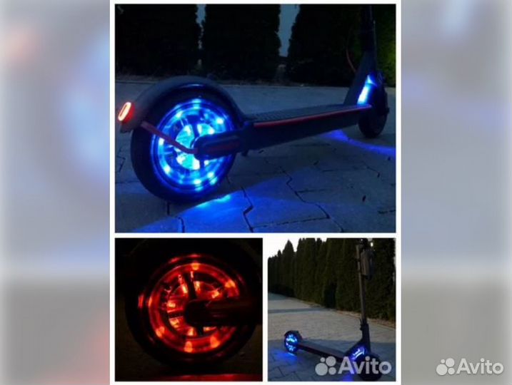 Подсветка колёс велосипеда