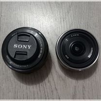 Объектив Sony 2.8 16мм, 3.5-5.6 16-55мм