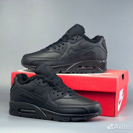 Теплые Nike Air Max 90 с мехом