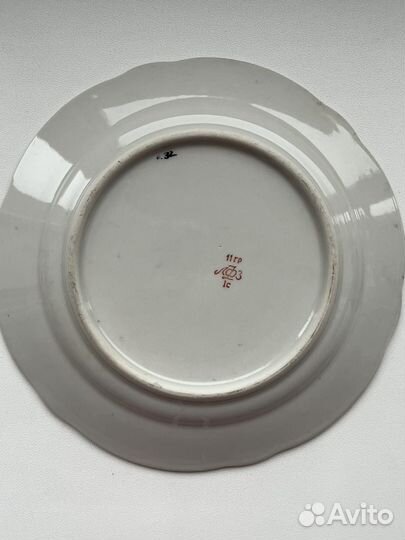 Фарфоровые тарелки лфз 