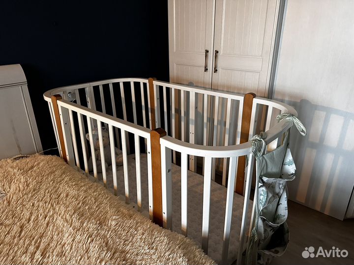 Кроватка приставная Nuvola Exlusive 5 в 1