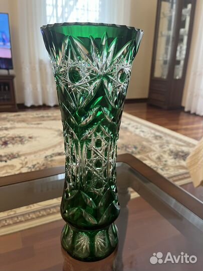 Ваза цветной хрусталь.Германия