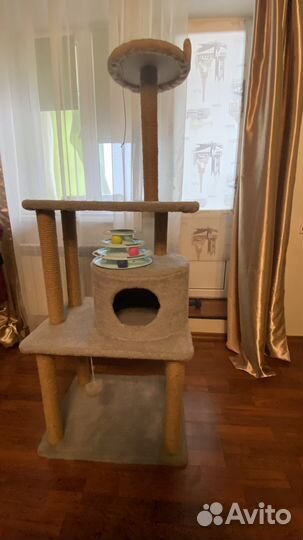 Когтеточка домик для кошки бу