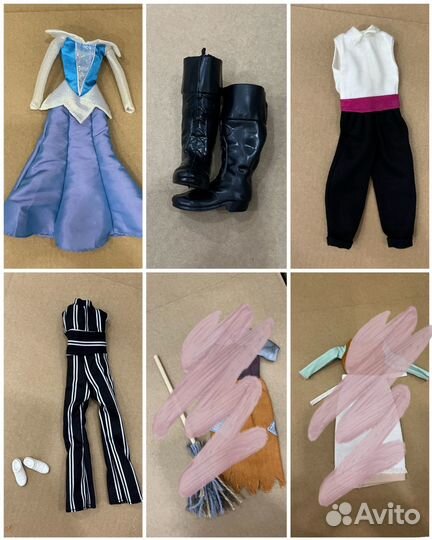 Одежда барби, кен, принцесса дисней