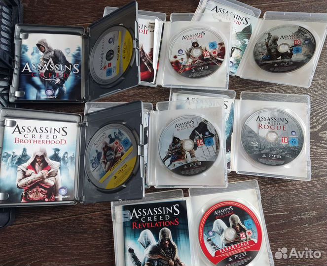 Assassins creed коллекция из 7 дисков PS3