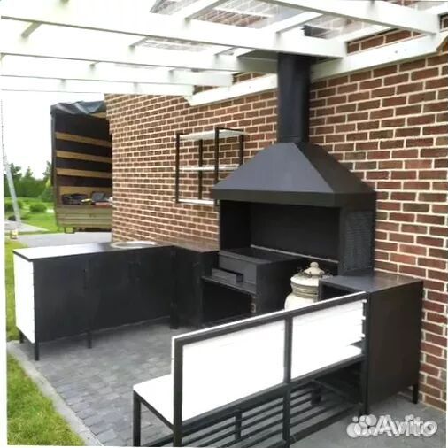 Мангал С печкой под казан