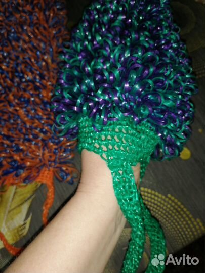 Мочала ручной работы в наличии и на заказ