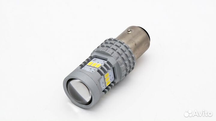 Габаритная LED лампа P21W Sariti 1157 14 led