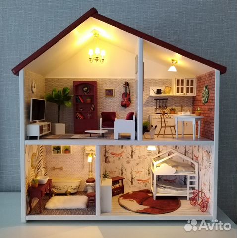 Кукольный домик новый