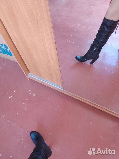 Сапоги кожаные 39р