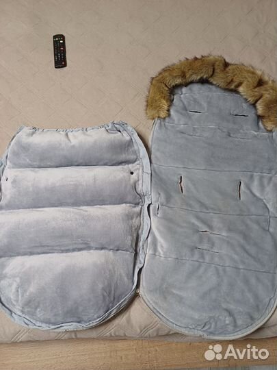 Зимний конверт в коляску до 3 лет