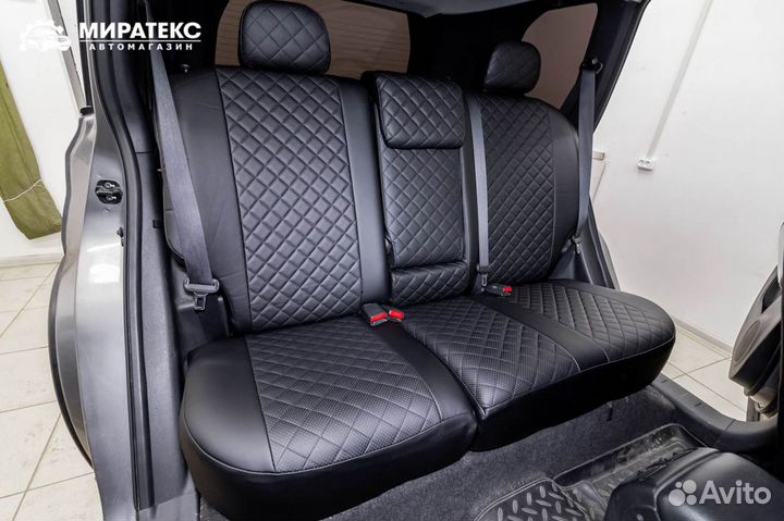 Авточехлы Nissan X-Trail T31 / Экокожа Ромб