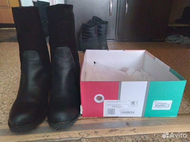 Сапоги женские зимние на натурально меху размер 39