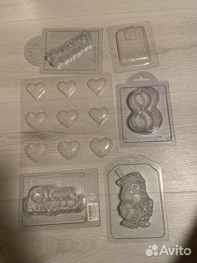 Пластиковые/силиконовые формы для шоколада