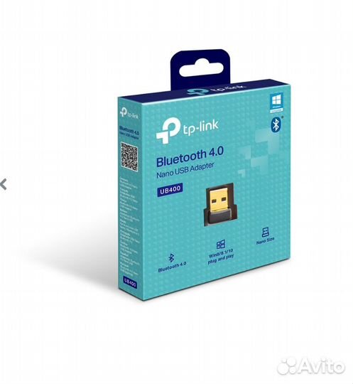 Bluetooth адаптер TP-Link UB400 nano USB