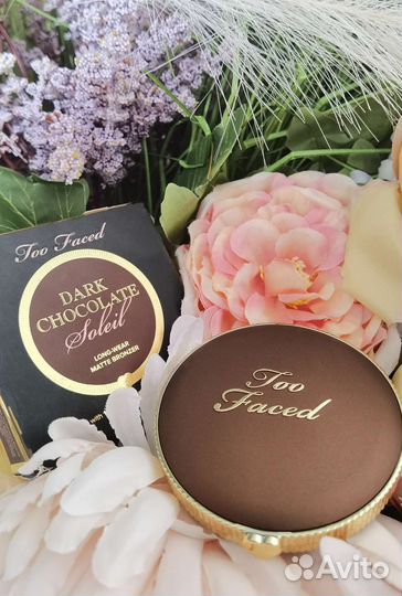 Too Faced, Пудра - Бронзер, Dark Chocolate