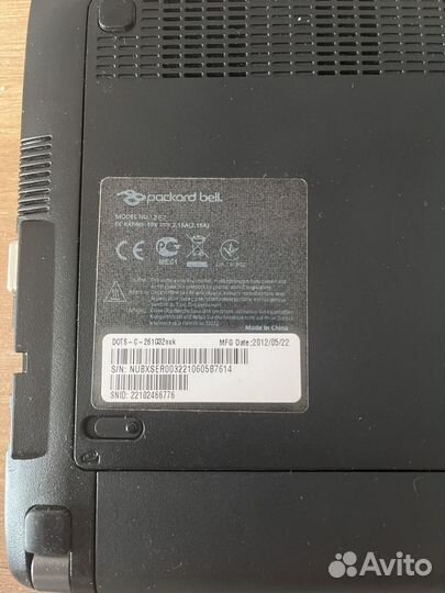 Нетбук packard bell ZE7