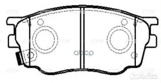 Ckmz-9 Колодки тормозные дисковые перед G