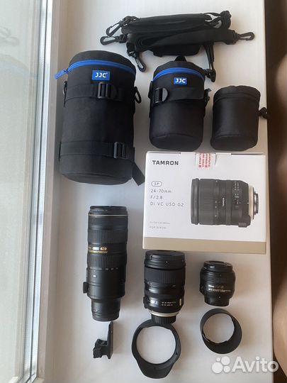 Nikon D850 (полный комлект с 3 объективами)