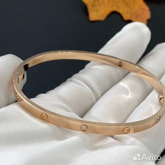 Браслет Cartier Love, маленькая модель 0,24ct