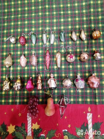 Елочные игрушки СССР и ГДР