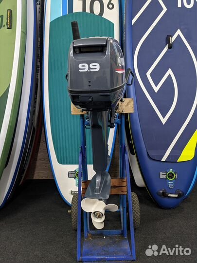 Лодочный мотор yamaha 9.9 gmhs 2 тактный витрина