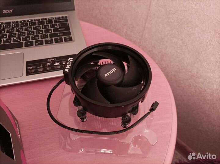 Процессор And Ryzen 3 1200 с башенным кулером