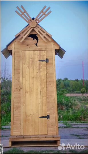 Дачный туалет с установкой ELE1001