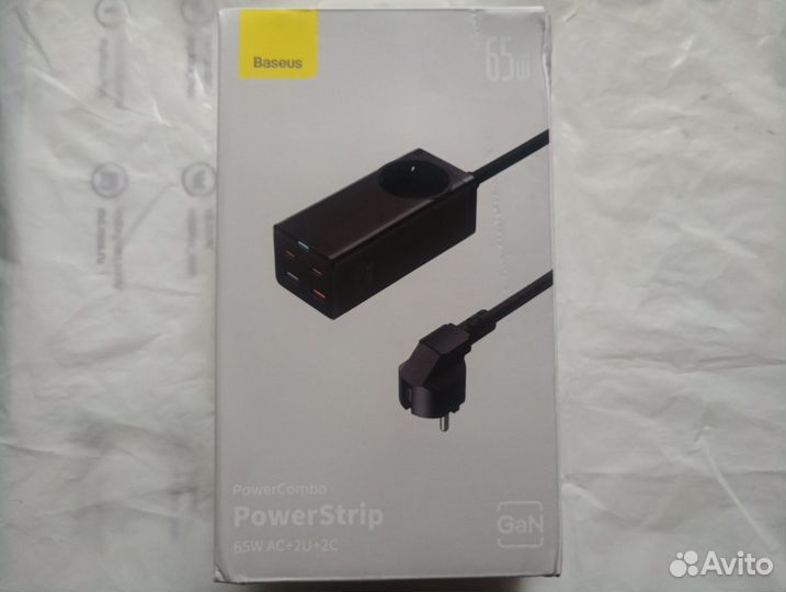 Новое з/у Baseus GaN3 Pro PowerStrip 65W