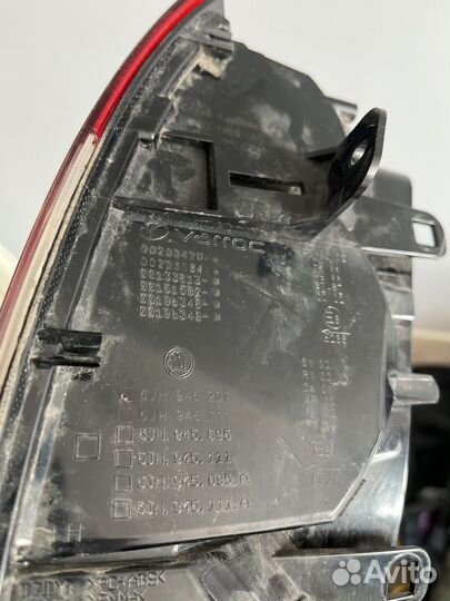 Фонарь левый светодиодный Skoda Rapid 2018