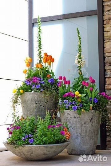 Клумбы, цветники, рассада, сварные конструкции