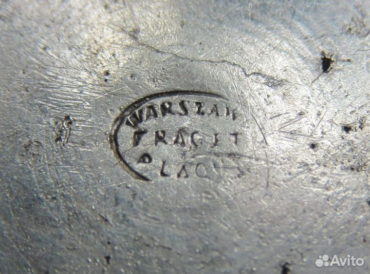 Подставка для яйца Пашотница Fraget Варшава 19 век