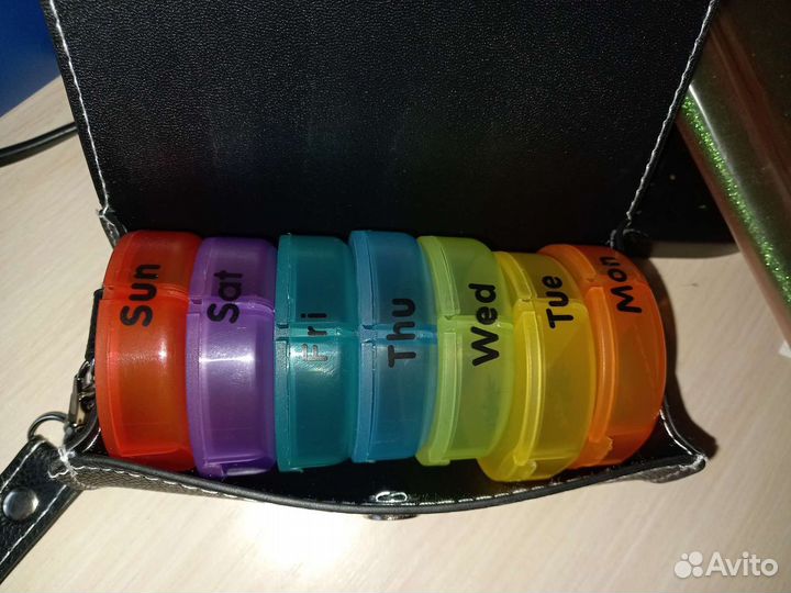 Набор таблетниц на неделю 2х разовый приём в день