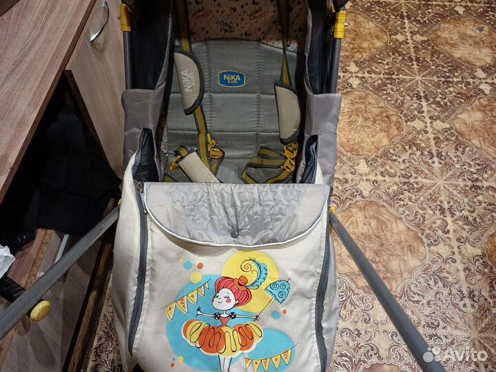 Санки коляска nika kids
