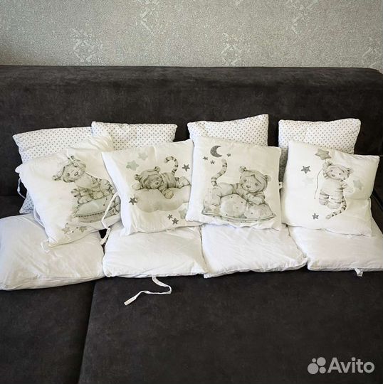 Бортики для детской кроватки